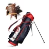 Sun Mountain Golf Sun Mountain Leather Stand Bag - Navy/White/Red -Golf Clubs Shop 17lestand nwr