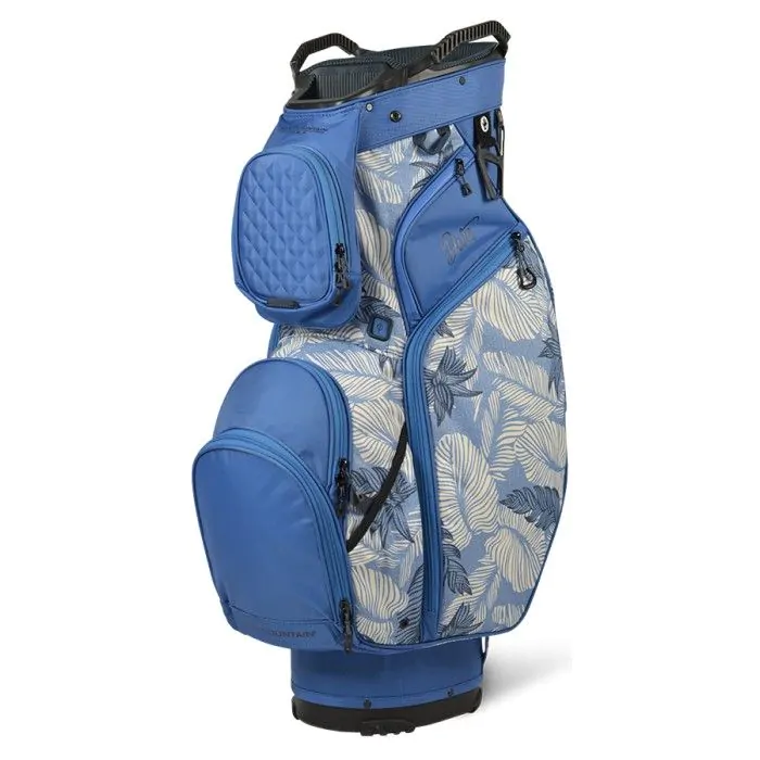 Sun Mountain Golf Sun Mountain 2021 Diva Cart Bag - Blue/Tropic Print 1 Sun Mountain Golf Sun Mountain 2021 Diva Cart Bag - Blue/Tropic Print