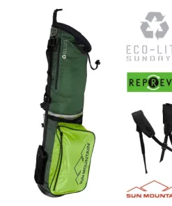 Sun Mountain Golf Sun Mountain 2023 Eco-Lite Sunday Bag - Green/Rush