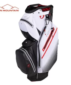 Sun Mountain Golf Sun Mountain 2023 H2NO Staff Cart Bag - Black/White/Red