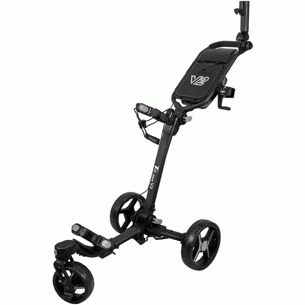 AXGLO TRI-360 V2 GOLF PUSH TROLLEY – BLACK / GREY +FREE £39.99 ACCESSORY PACK 1 AXGLO TRI-360 V2 GOLF PUSH TROLLEY – BLACK / GREY +FREE £39.99 ACCESSORY PACK