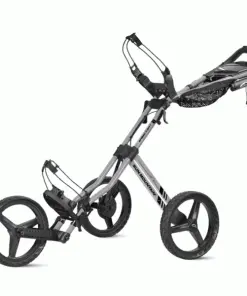 SUN MOUNTAIN GT 3 WHEELED GOLF TROLLEY +FREE UMBRELLA HOLDER – SILVER