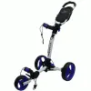 AXGLO TRILITE 3 WHEEL GOLF TROLLEY – WHITE / BLUE +FREE £39.99 ACCESSORY PACK