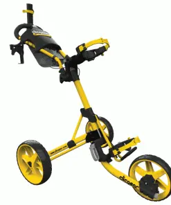CLICGEAR MODEL 4.0 GOLF TROLLEY – YELLOW +FREE GIFT PACK