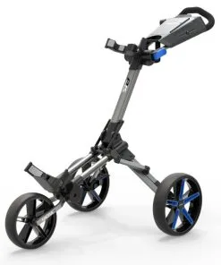 POWAKADDY MICRA GOLF PUSH TROLLEY – BLUE -Golf Clubs Shop MICRA BLUE OPEN FRONT copy 600x600 1