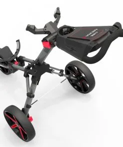 POWAKADDY MICRA GOLF PUSH TROLLEY – RED 6 POWAKADDY MICRA GOLF PUSH TROLLEY – RED -Golf Clubs Shop MICRA RED OPEN REAR copy 600x600 1