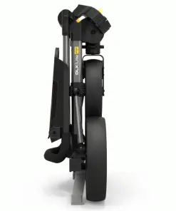 POWAKADDY DLX LITE FF GOLF PUSH CART – GUN METAL / YELLOW +FREE UMBRELLA HOLDER -Golf Clubs Shop PKFFY4 600x600 1