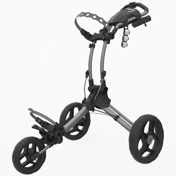 CLICGEAR ROVIC RV1C GOLF PUSH TROLLEY – SILVER 2 CLICGEAR ROVIC RV1C GOLF PUSH TROLLEY – SILVER - Image 2
