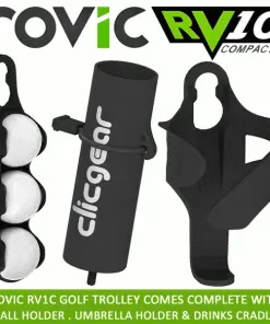 CLICGEAR ROVIC RV1C GOLF PUSH TROLLEY – CHARCOAL -Golf Clubs Shop ROVICFREE19 5 600x600 1