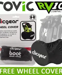 CLICGEAR ROVIC RV1C GOLF PUSH TROLLEY – WHITE -Golf Clubs Shop ROVICFREE2 3 600x600 2