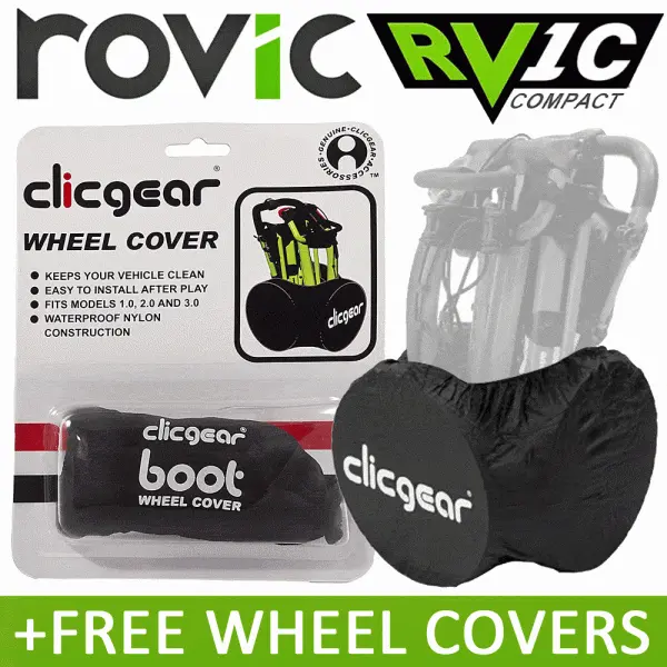 CLICGEAR ROVIC RV1C GOLF PUSH TROLLEY – SILVER 6 CLICGEAR ROVIC RV1C GOLF PUSH TROLLEY – SILVER - Image 6