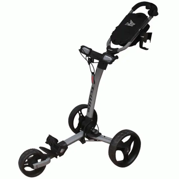 AXGLO TRILITE 3 WHEEL GOLF TROLLEY – GREY / BLACK +FREE £39.99 ACCESSORY PACK 1 AXGLO TRILITE 3 WHEEL GOLF TROLLEY – GREY / BLACK +FREE £39.99 ACCESSORY PACK