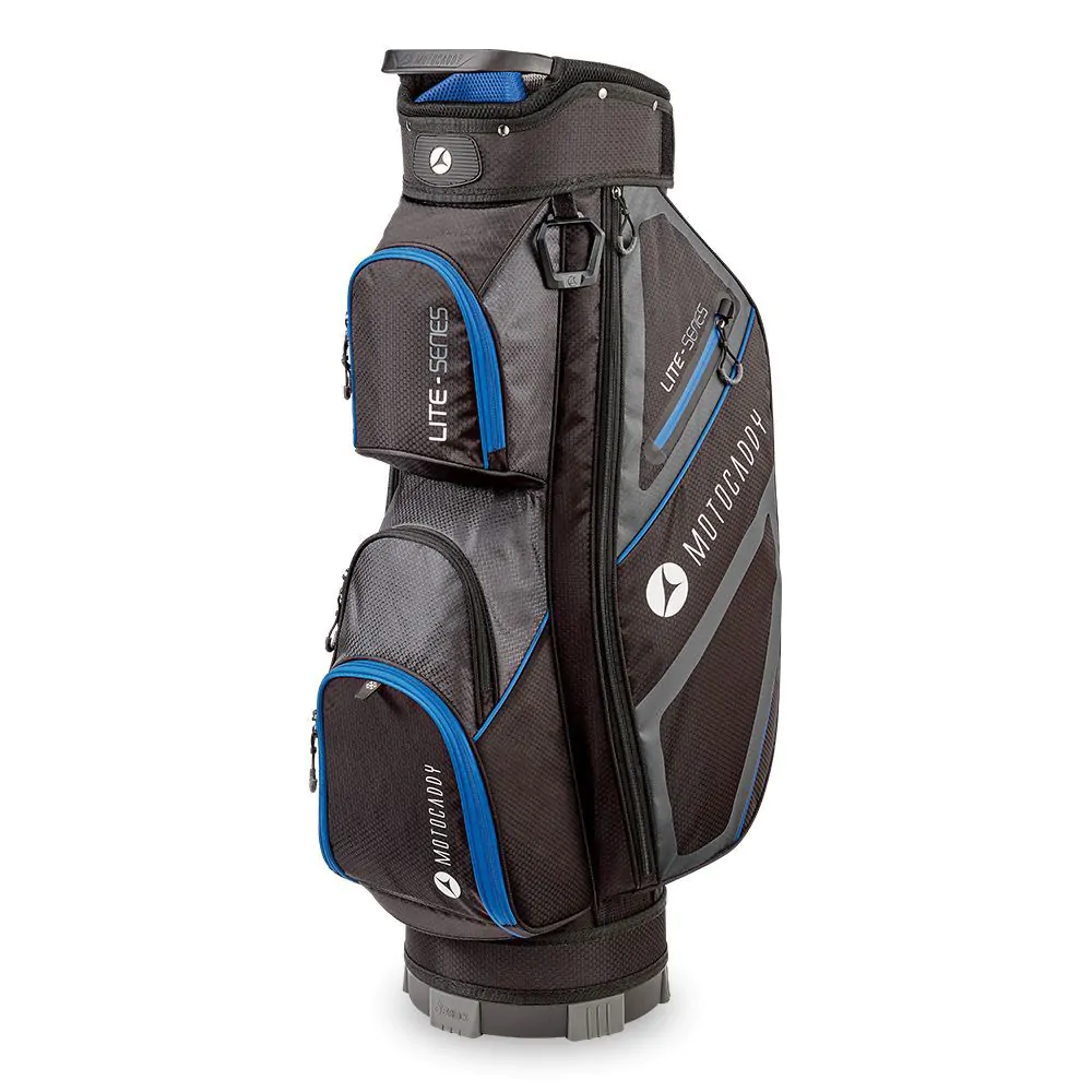 Motocaddy Golf Motocaddy Lite Series Cart Bag 2022 - Black/Blue 1 Motocaddy Golf Motocaddy Lite Series Cart Bag 2022 - Black/Blue