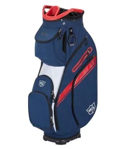 Wilson Golf Wilson Staff Exo II Cart Bag - Navy/White/Red