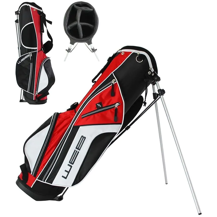 Golf Clubs Shop -Golf Clubs Shop go junior stand bag 66cms black red