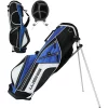 Go Golf Go Junior Stand Bag 66cm - Black/Royal