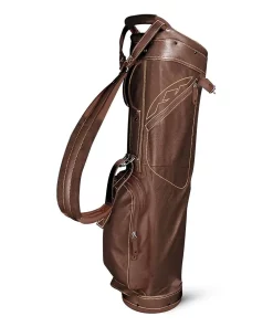 Sun Mountain Golf Sun Mountain Leather Sunday Bag - Brown/Khaki