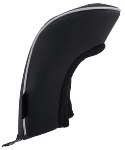 Pro-Tekt Leatherette Driver Headcover - Black/Silver