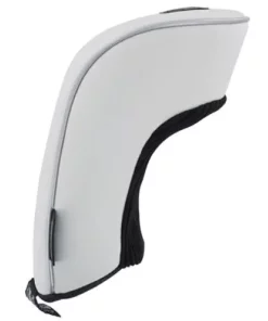 Pro-Tekt Leatherette Driver Headcover - White/Silver