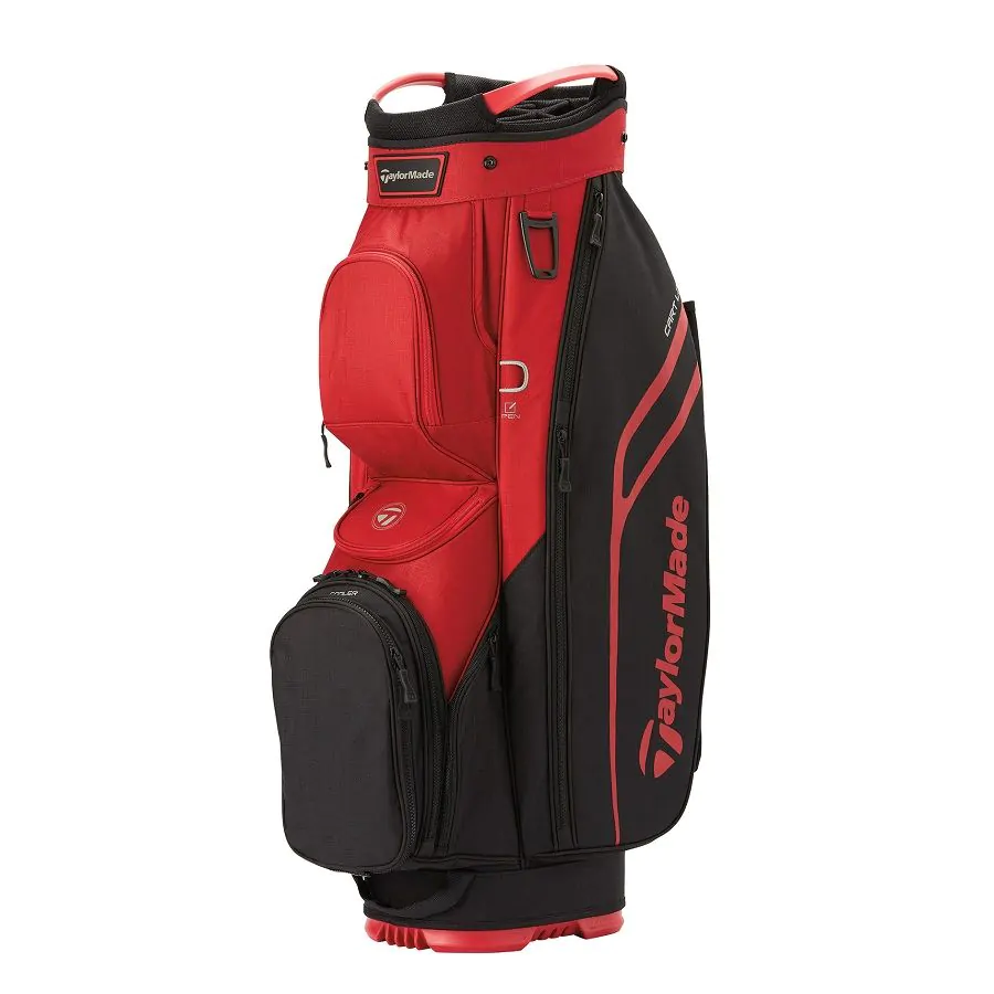 TaylorMade Golf Taylormade Cart Lite Golf Bag - Red/Black 1 TaylorMade Golf Taylormade Cart Lite Golf Bag - Red/Black