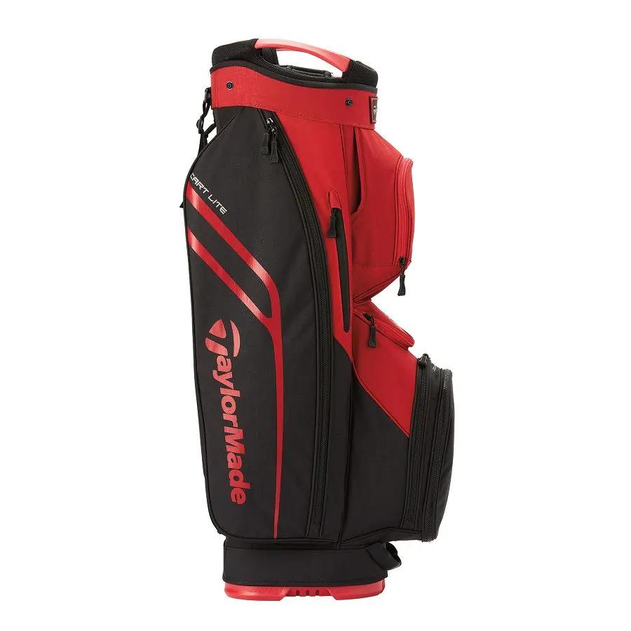 TaylorMade Golf Taylormade Cart Lite Golf Bag - Red/Black 5 TaylorMade Golf Taylormade Cart Lite Golf Bag - Red/Black - Image 5