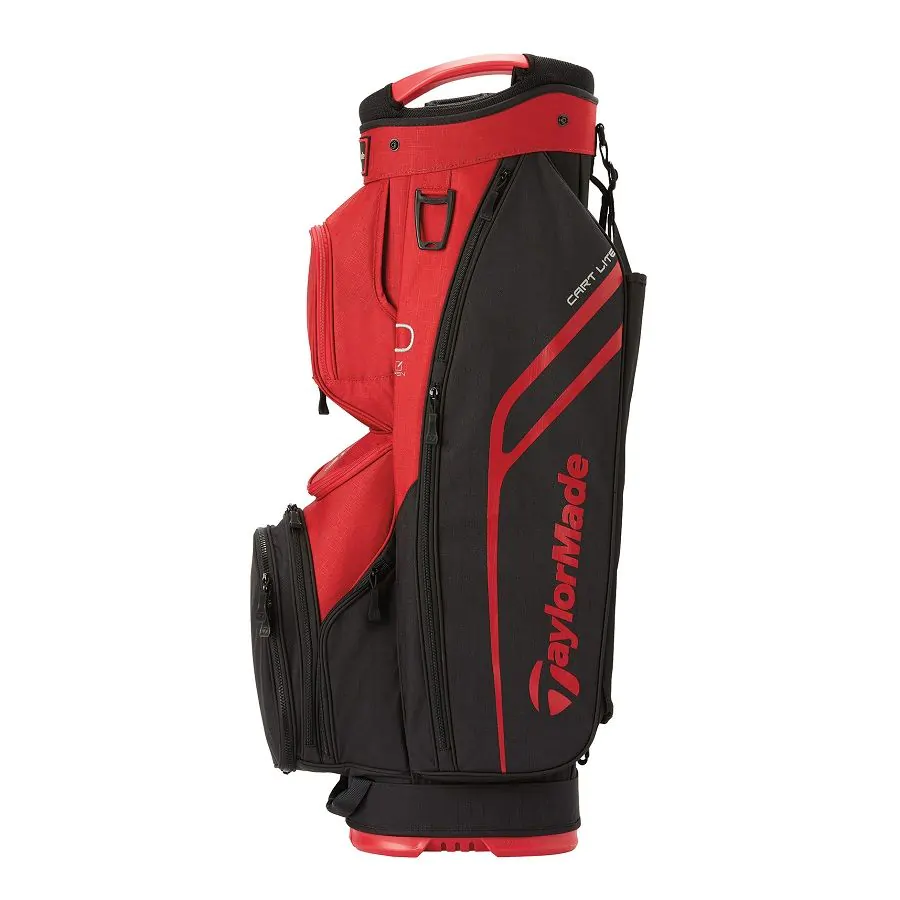 TaylorMade Golf Taylormade Cart Lite Golf Bag - Red/Black 6 TaylorMade Golf Taylormade Cart Lite Golf Bag - Red/Black - Image 6