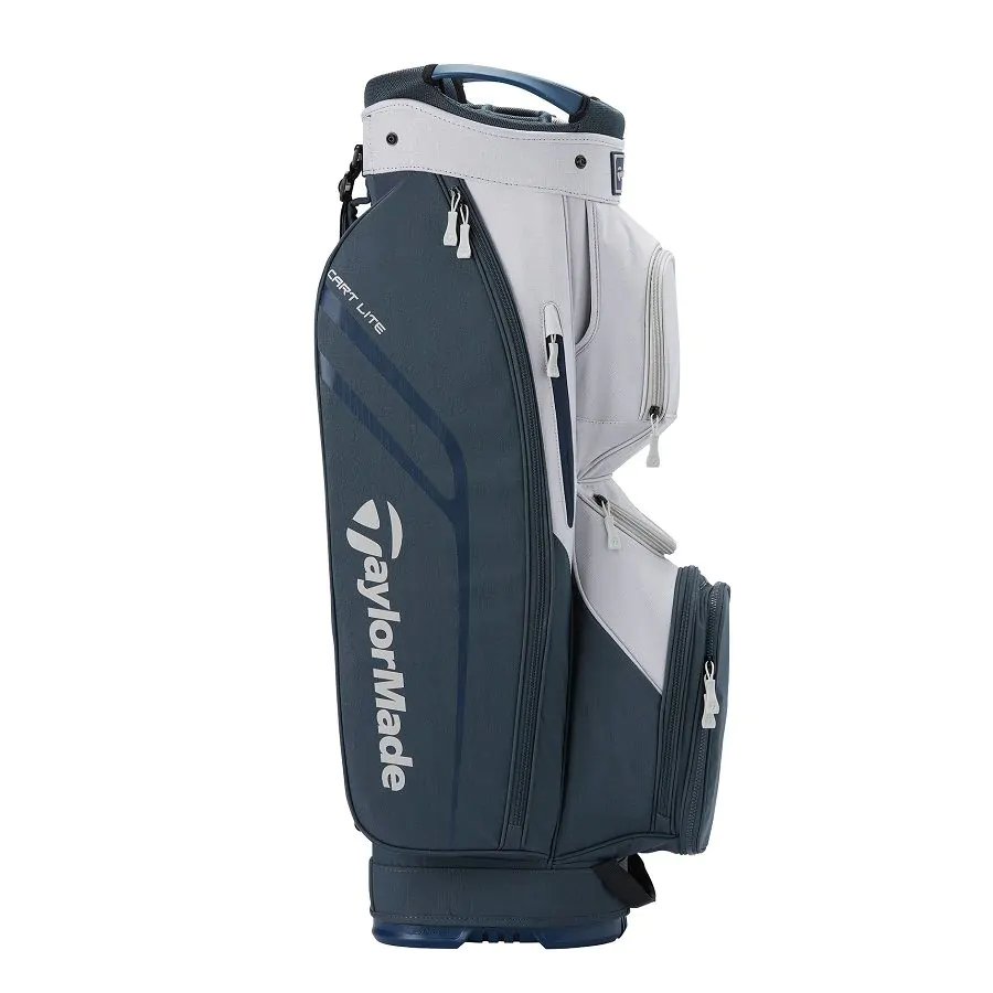 TaylorMade Golf Taylormade Cart Lite Golf Bag - Gray/Navy 5 TaylorMade Golf Taylormade Cart Lite Golf Bag - Gray/Navy - Image 5