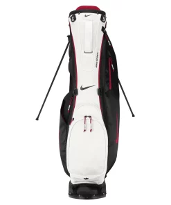Nike Golf Nike Sport Lite Golf Bag - Platinum Tint/Black/Gym Red -Golf Clubs Shop nk sport bag platinum