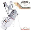 Sun Mountain Golf Sun Mountain 2023 Mid Stripe Stand Bag - White/Cadet/Brick 2 Sun Mountain Golf Sun Mountain 2023 Mid Stripe Stand Bag - White/Cadet/Brick -Golf Clubs Shop sm23 mstr wcb1