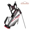 Sun Mountain Golf Sun Mountain 2023 H2NO 14 Way Stand Bag - Black/White/Red -Golf Clubs Shop sm 23 h2no 14w stand blk wht red
