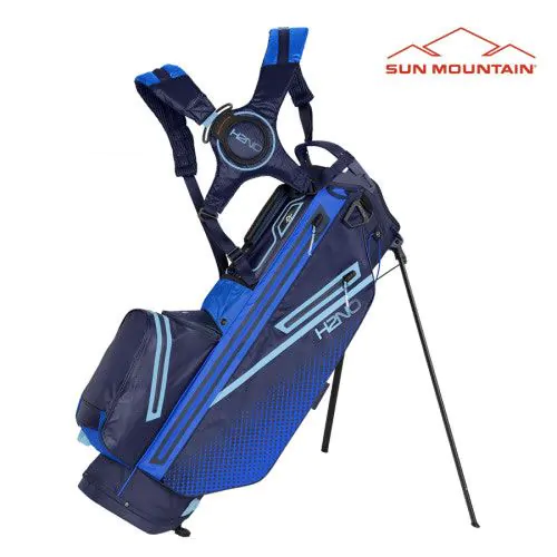 Sun Mountain Golf Sun Mountain 2023 H2NO Lite Stand Bag - Navy/Blue/Ocean 1 Sun Mountain Golf Sun Mountain 2023 H2NO Lite Stand Bag - Navy/Blue/Ocean