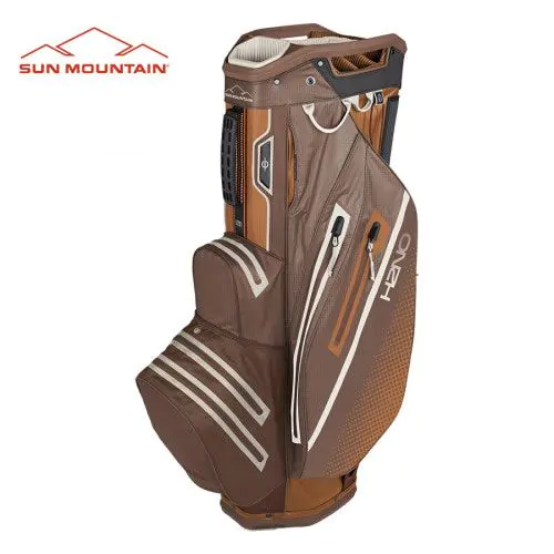 Sun Mountain Golf Sun Mountain 2023 H2NO Lite Cart Bag - Pecan/Java/Beach 1 Sun Mountain Golf Sun Mountain 2023 H2NO Lite Cart Bag - Pecan/Java/Beach