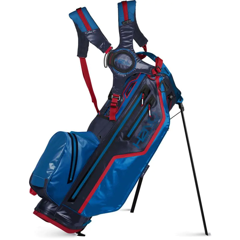 Sun Mountain Golf Sun Mountain 2022 H2NO Lite Stand Bag - Navy/Cobalt/Red 1 Sun Mountain Golf Sun Mountain 2022 H2NO Lite Stand Bag - Navy/Cobalt/Red