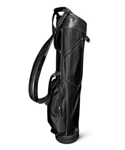 Sun Mountain Golf Sun Mountain Leather Sunday Bag - Black/White