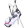 Sun Mountain Golf Sun Mountain 2022 H2NO SportFast Stand Bag - White/Cobalt/Pink -Golf Clubs Shop sm sf wcp 800