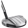 TaylorMade Golf Taylormade Spider GT Rollback Silver Small Slant Putter -Golf Clubs Shop spider gt rollback silver short slant putter profile view