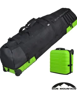 Sun Mountain Golf Sun Mountain Kube Wheeled Golf Travel Cover - Rush/Black