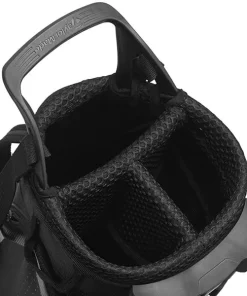 TaylorMade Golf Taylormade Quiver Pencil Stand Bag - Black 7 TaylorMade Golf Taylormade Quiver Pencil Stand Bag - Black -Golf Clubs Shop taylormade quiver bag top view n77708 aslangolf