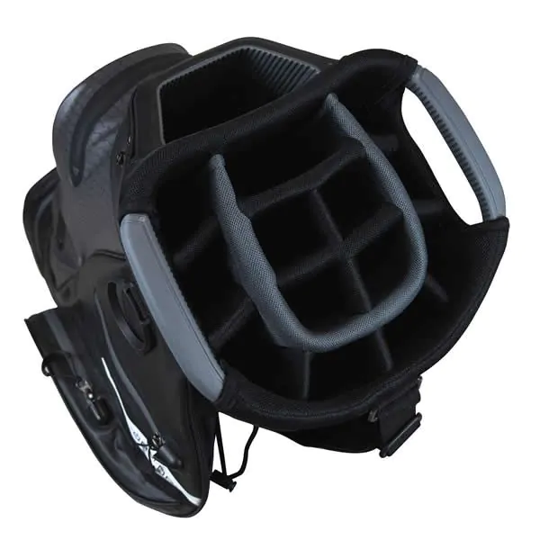 TaylorMade Golf Taylormade Storm Dry Waterproof Cart Bag - Black/Charcoal - Image 2
