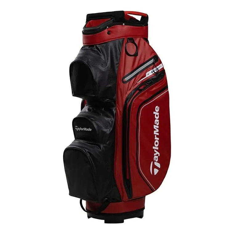 TaylorMade Golf Taylormade Storm Dry Waterproof Cart Bag - Red/Black 1 TaylorMade Golf Taylormade Storm Dry Waterproof Cart Bag - Red/Black