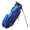Wilson Golf Wilson Staff Exo Lite Stand Bag - Dark Blue/Light Blue -Golf Clubs Shop ws exo lite st blu 1