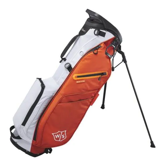 Wilson Golf Wilson Staff Exo Lite Stand Bag - Orange 1 Wilson Golf Wilson Staff Exo Lite Stand Bag - Orange