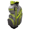 Wilson Golf Wilson Staff Exo Dry Cart Bag - Charcoal/Citron/Silver