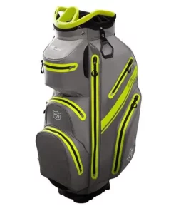Wilson Golf Wilson Staff Exo Dry Cart Bag - Charcoal/Citron/Silver