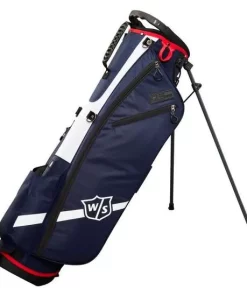 Wilson Golf Wilson Staff Quiver Golf Stand Bag - Navy/White/Red